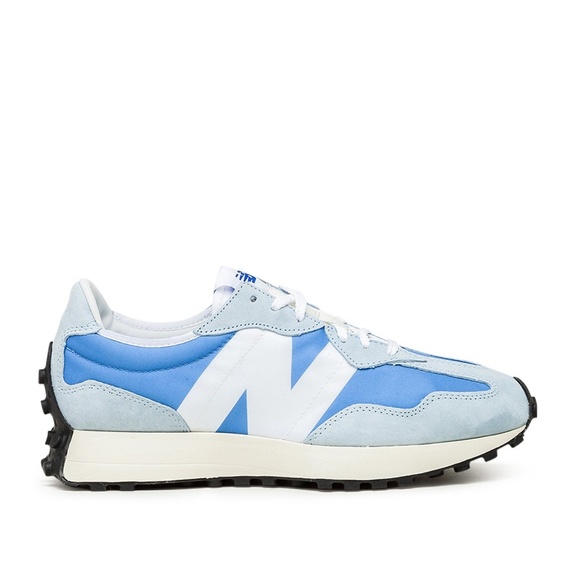 New Balance 327 Low Top Mens Lifestyle Shoes Light Blue White MS327LC1 NEW Sz 12 - Picture 2 of 8